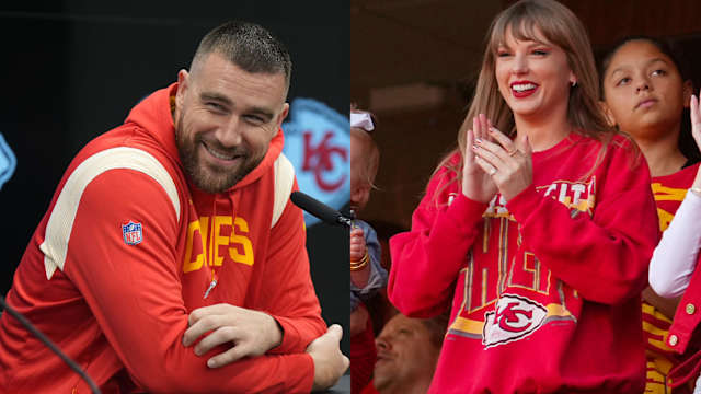 L-Kelce-R-Swift